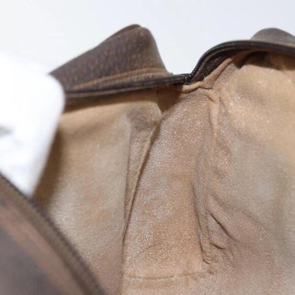 GUCCI GG Supreme Web Sherry Line Clutch Bag PVC Beige Red 75 01 012 Auth th6368 - Picture 9 of 16